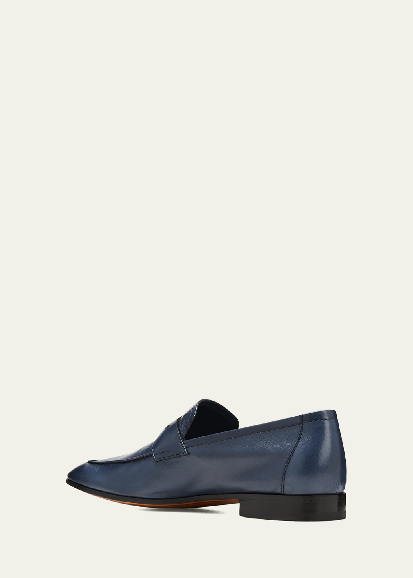 Men's Lorenzo Leather Penny Loafers - 2