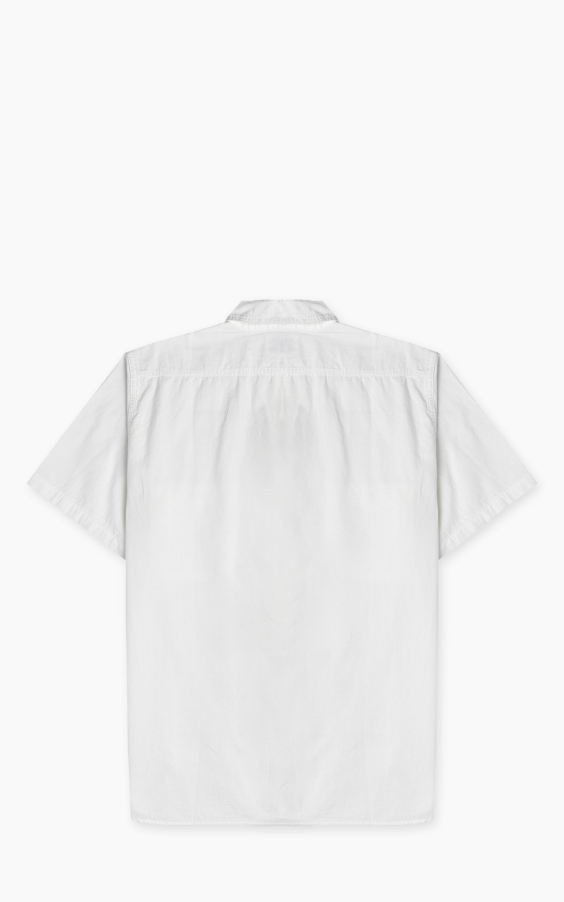 SHORT SLEEVE CHAMBRAY WORK SHIRT WHITE - 6