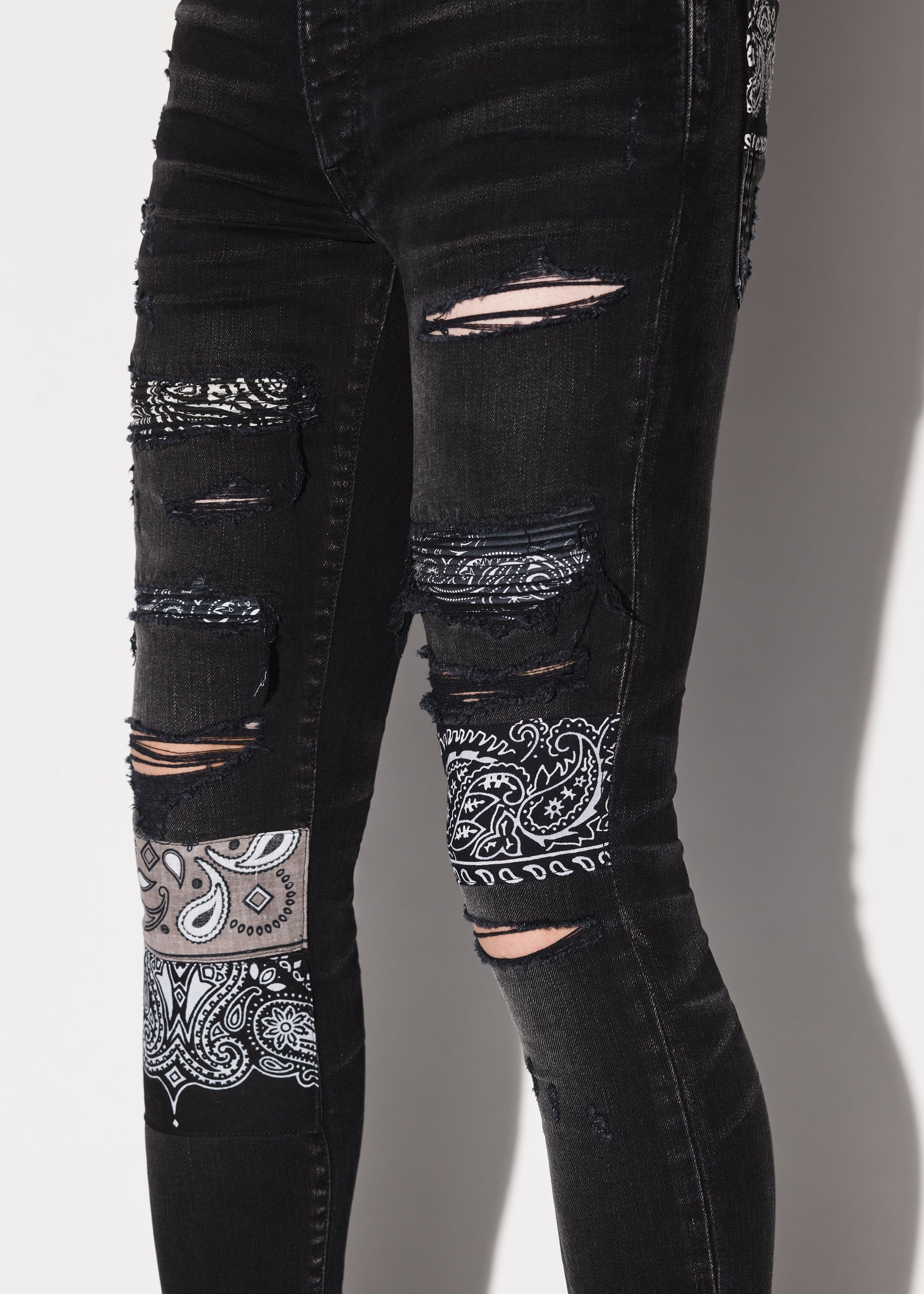 VINTAGE BANDANA ARTPATCH JEAN - 6
