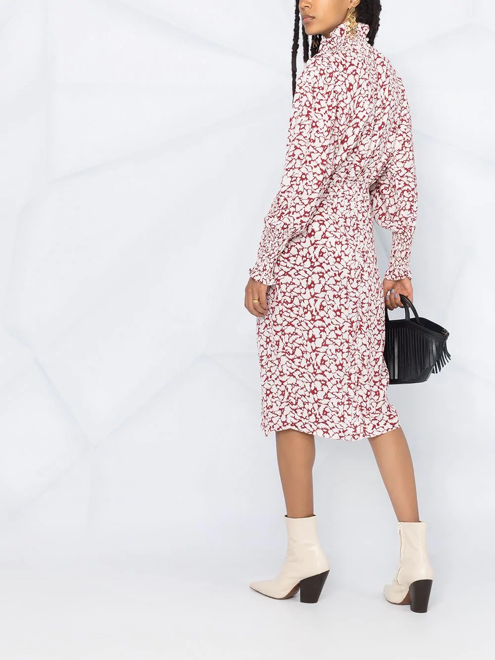 Siloe printed midi dress - 6