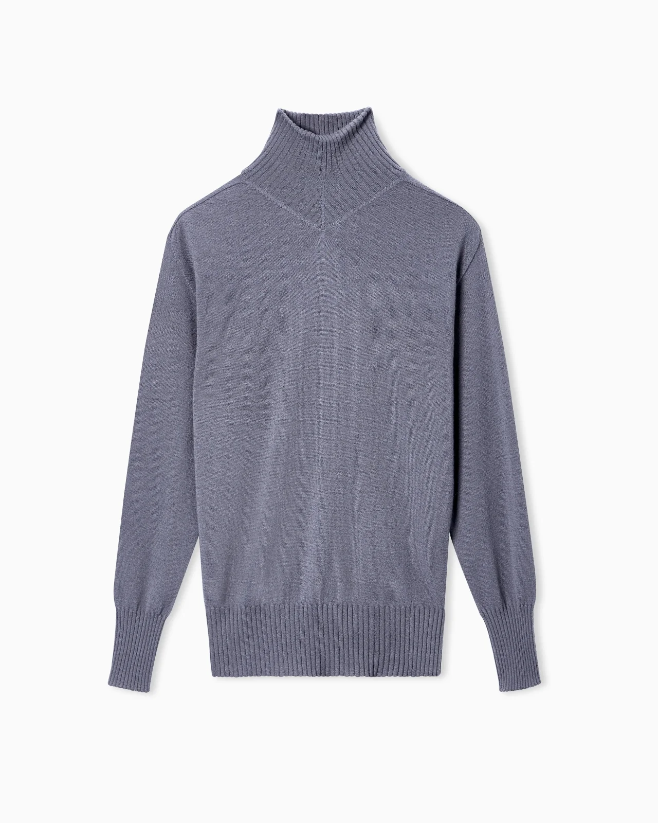 GIORGIO ARMANI NEVE CASHMERE MOCK-NECK JUMPER - 1