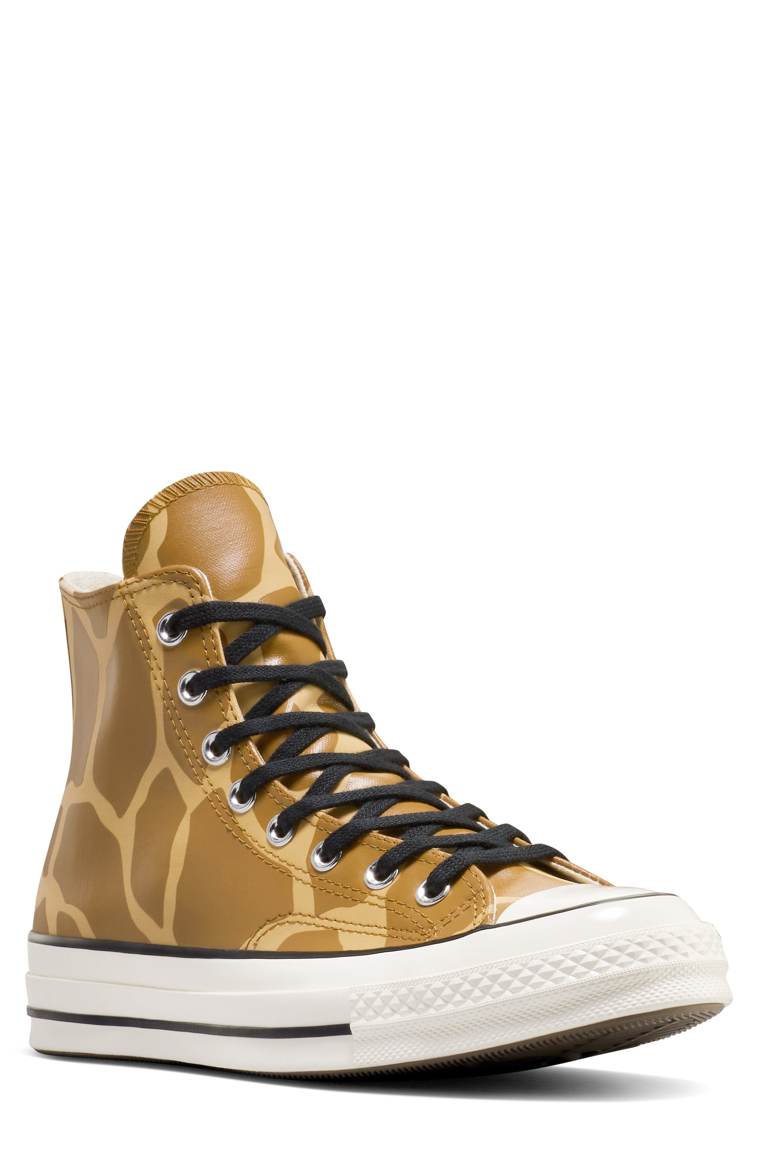 Converse Chuck 70 Glow in the Dark High Top Sneaker in Ginger Snap/Egret/Gold at Nordstrom - 1