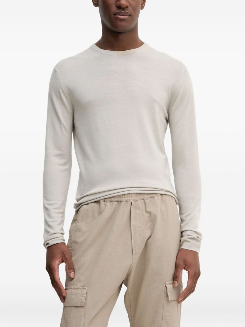 long-sleeved crew-neck sweater 1