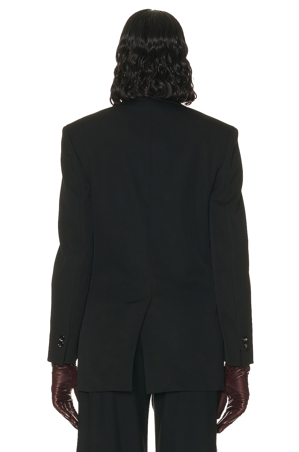 Oversized Double Breasted Blazer - 4