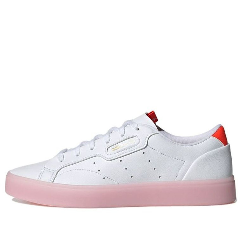 (WMNS) adidas Originals Sleek 'White Pink' H05178 - 1