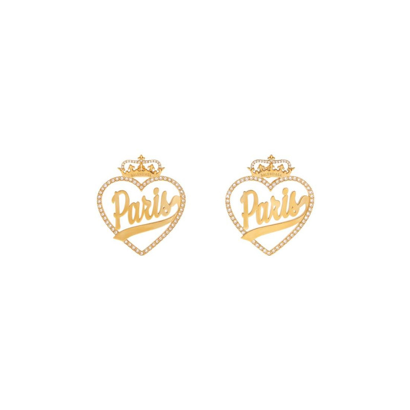 Paris Souvenir Enjoy Earrings in Gold 3