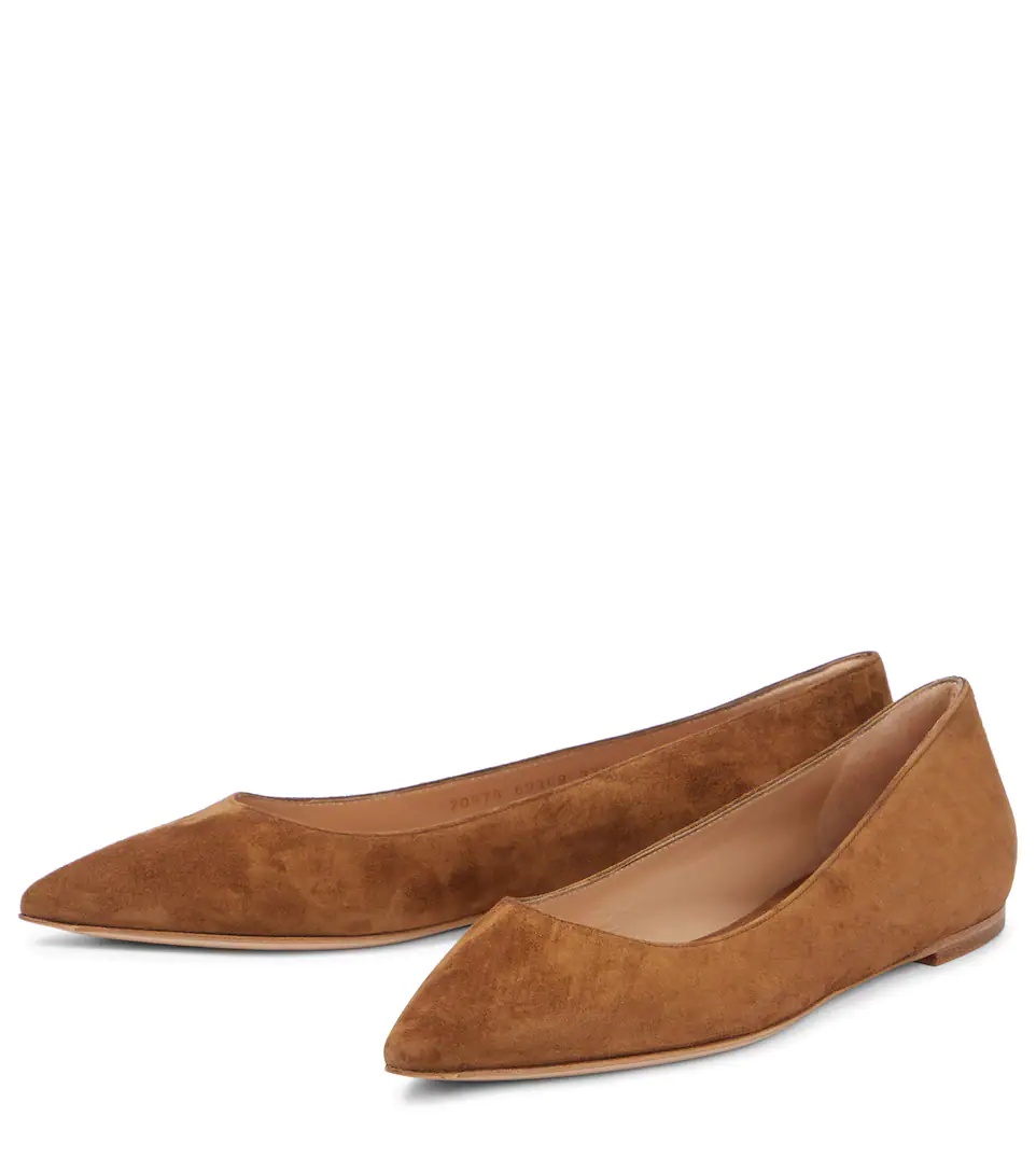 Gianvito suede ballet flats - 5