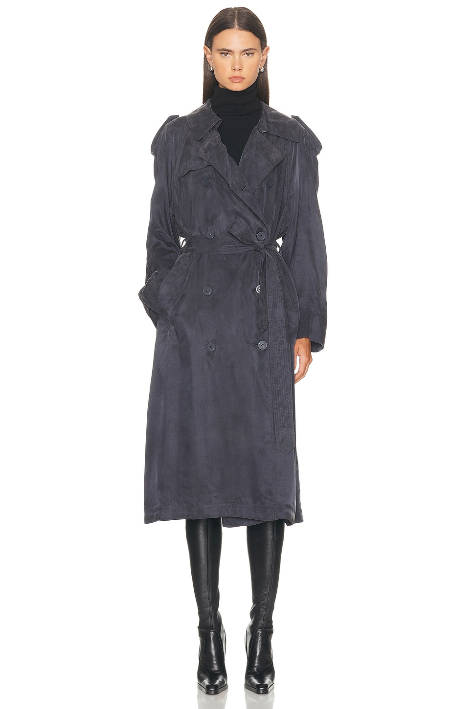 Fluid Trench Coat - 2