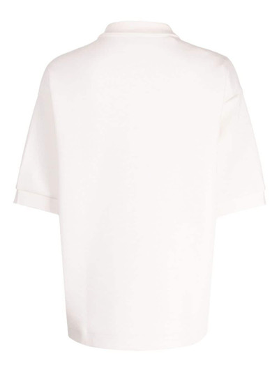 LACOSTE logo-appliquÃ© cotton polo shirt outlook