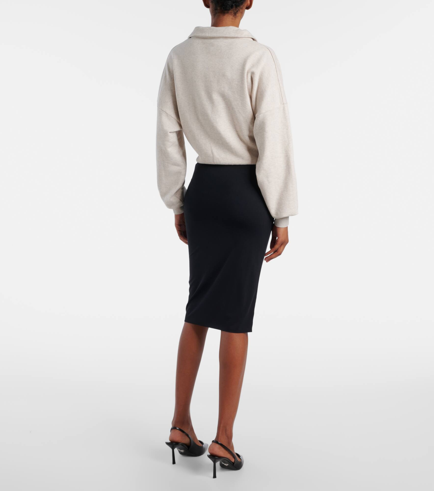 Logo pencil skirt - 3