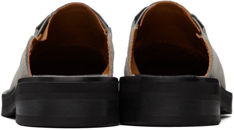 soulland Gray Maja Suede Mules outlook