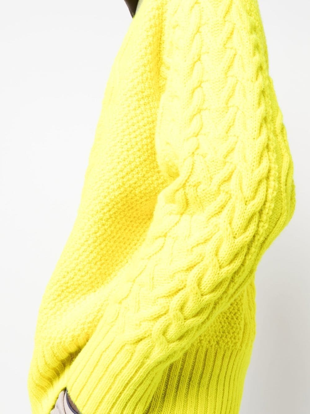 cable-knit jumper - 5