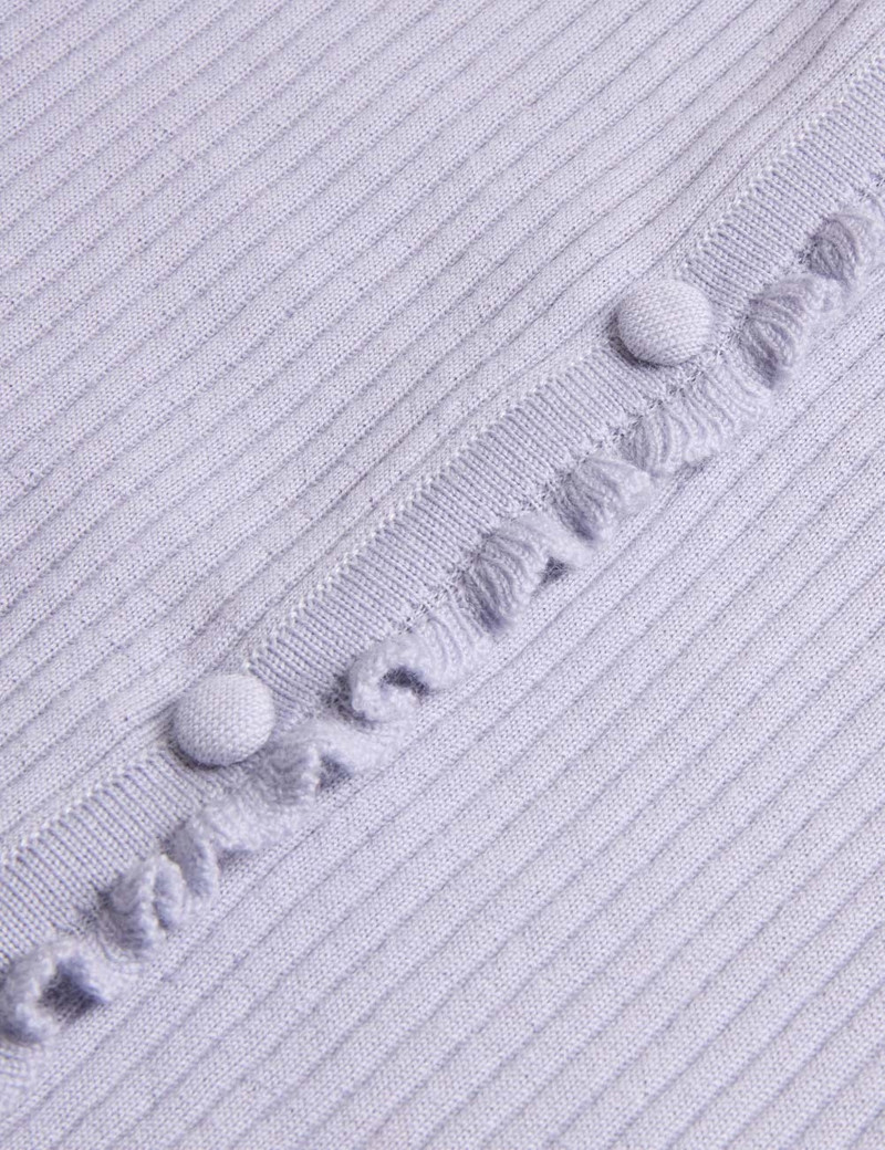 MERINO RUFFLE CARDIGAN 6