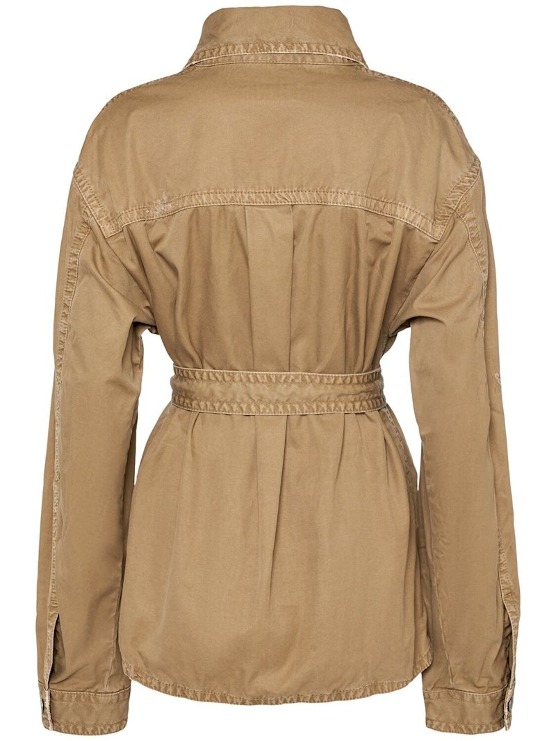 9 To 5 cotton belted overshirt - 5