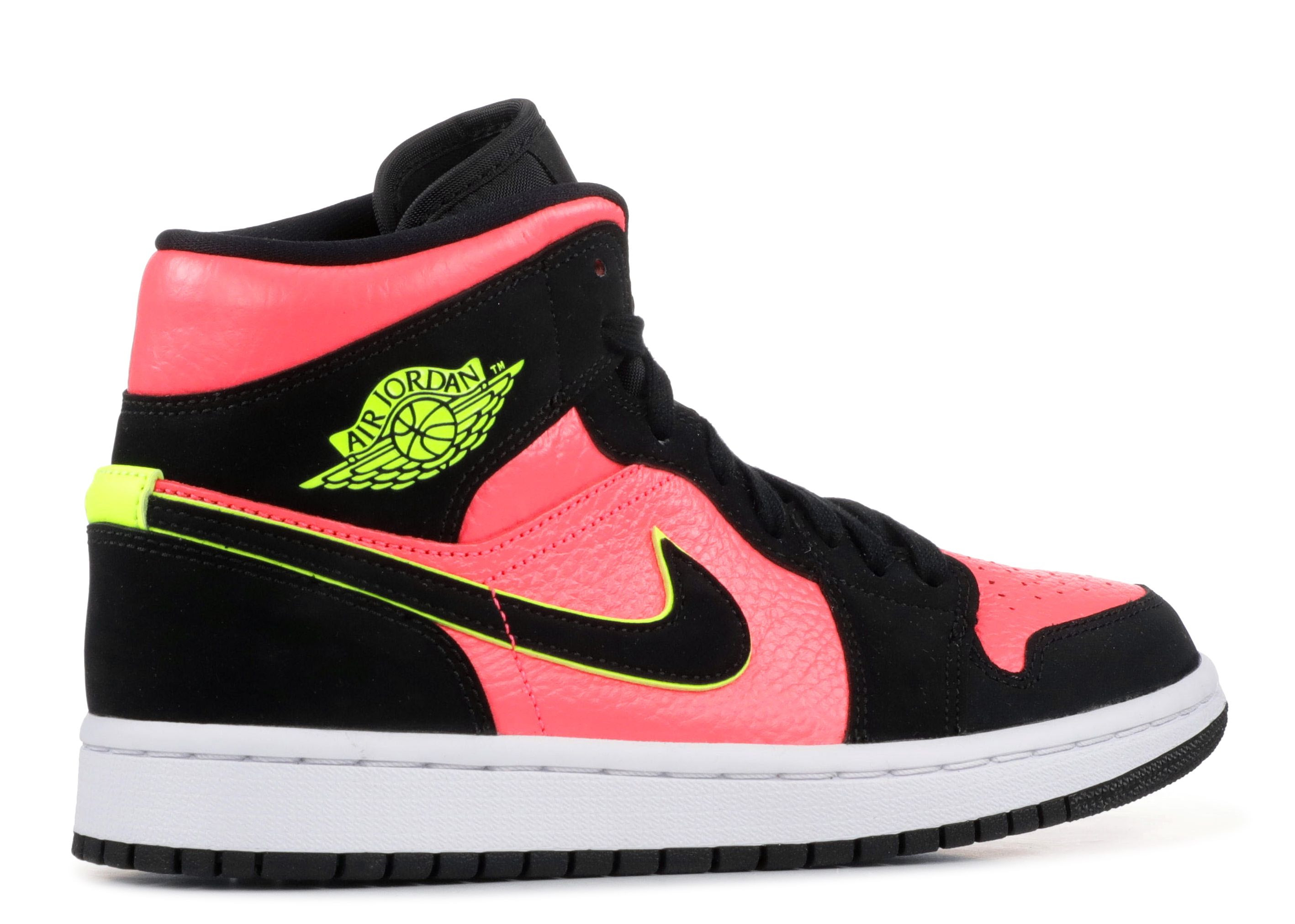 WMNS JORDAN 1 RETRO MID 'HOT PUNCH VOLT' - 3