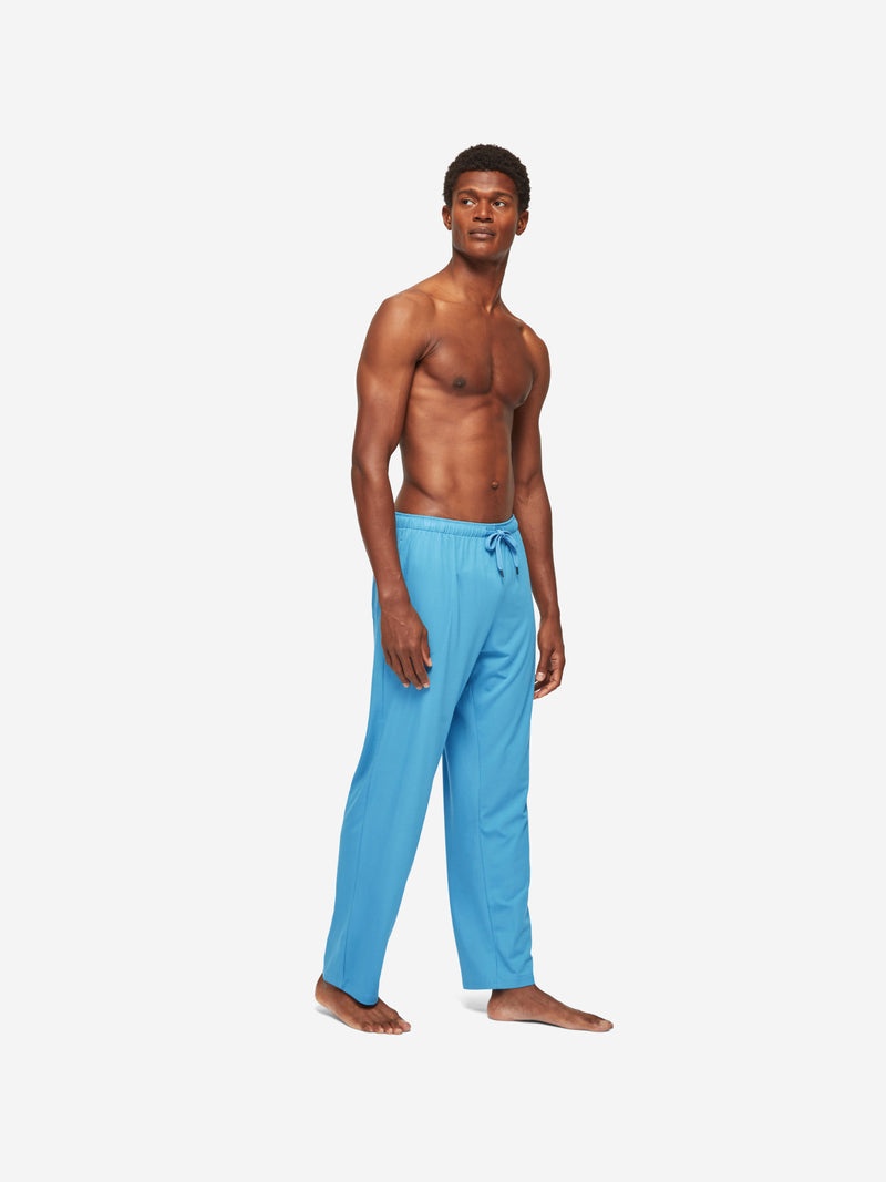 Men's Lounge Trousers Basel Micro Modal Stretch Harbour Blue - 5