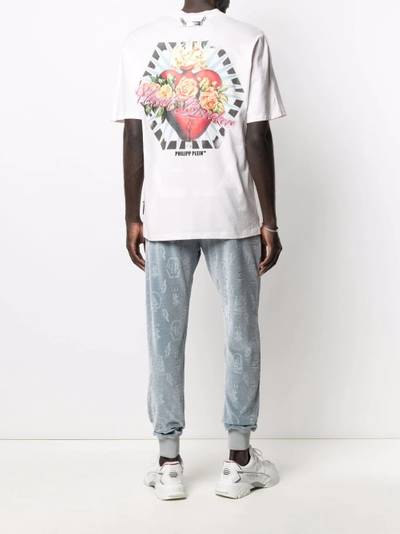 PHILIPP PLEIN Heart Breaker cotton T-shirt outlook