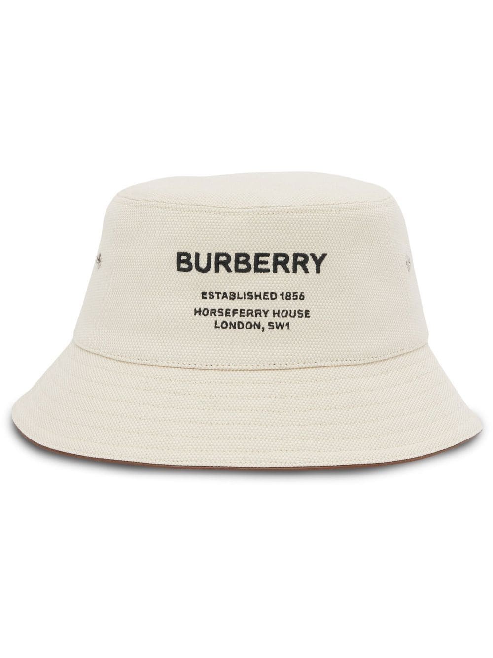 Horseferry-embroidery bucket hat - 1