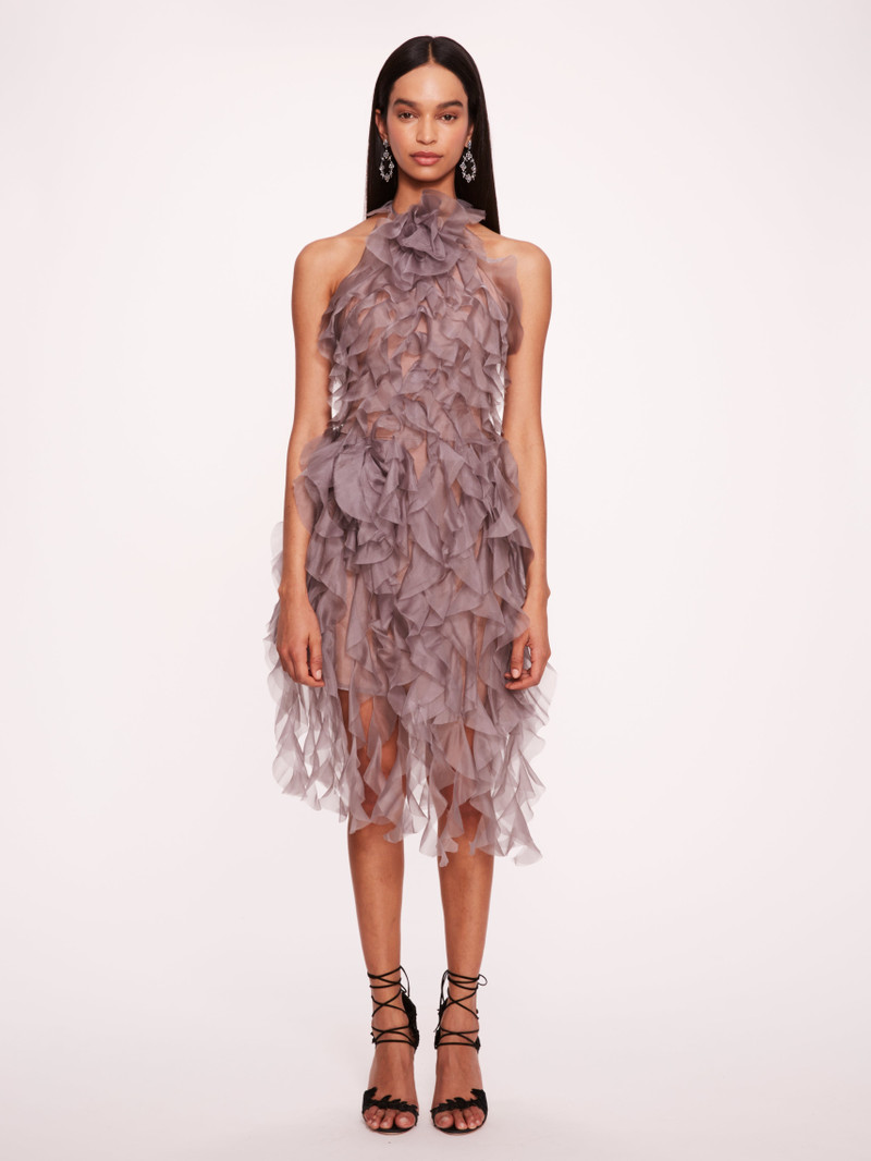 MATTE ORGANZA MINI DRESS 1