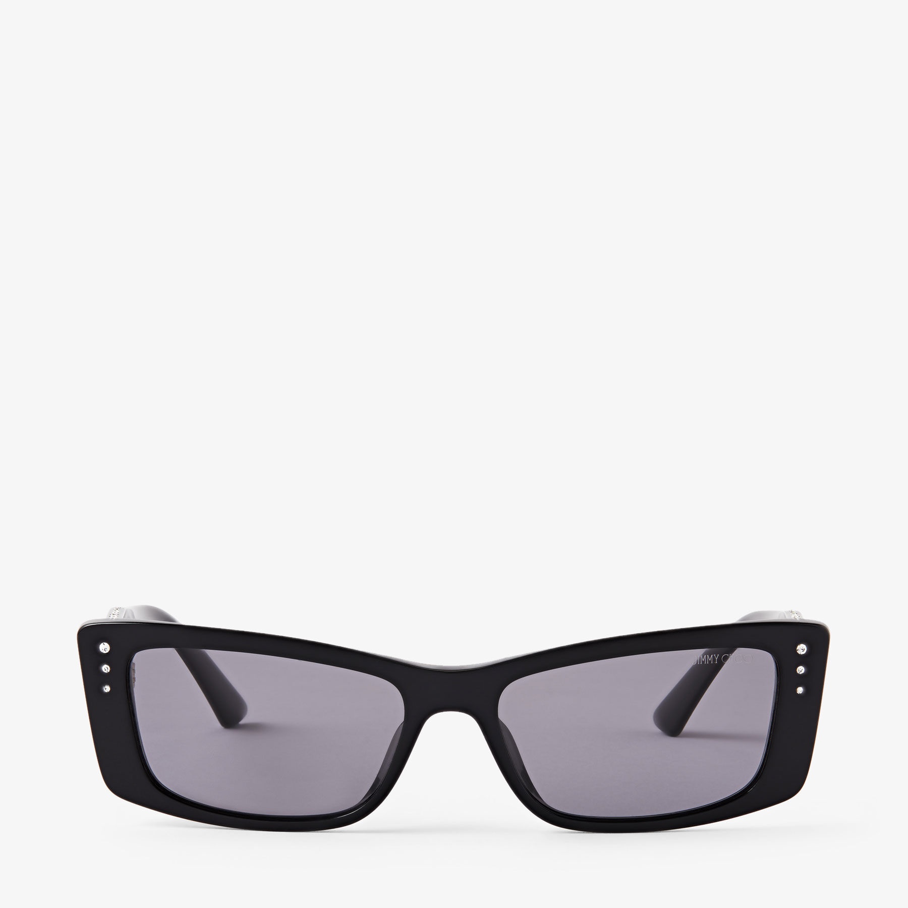 Lexy
Black Rectangular Sunglasses with Crystals - 1