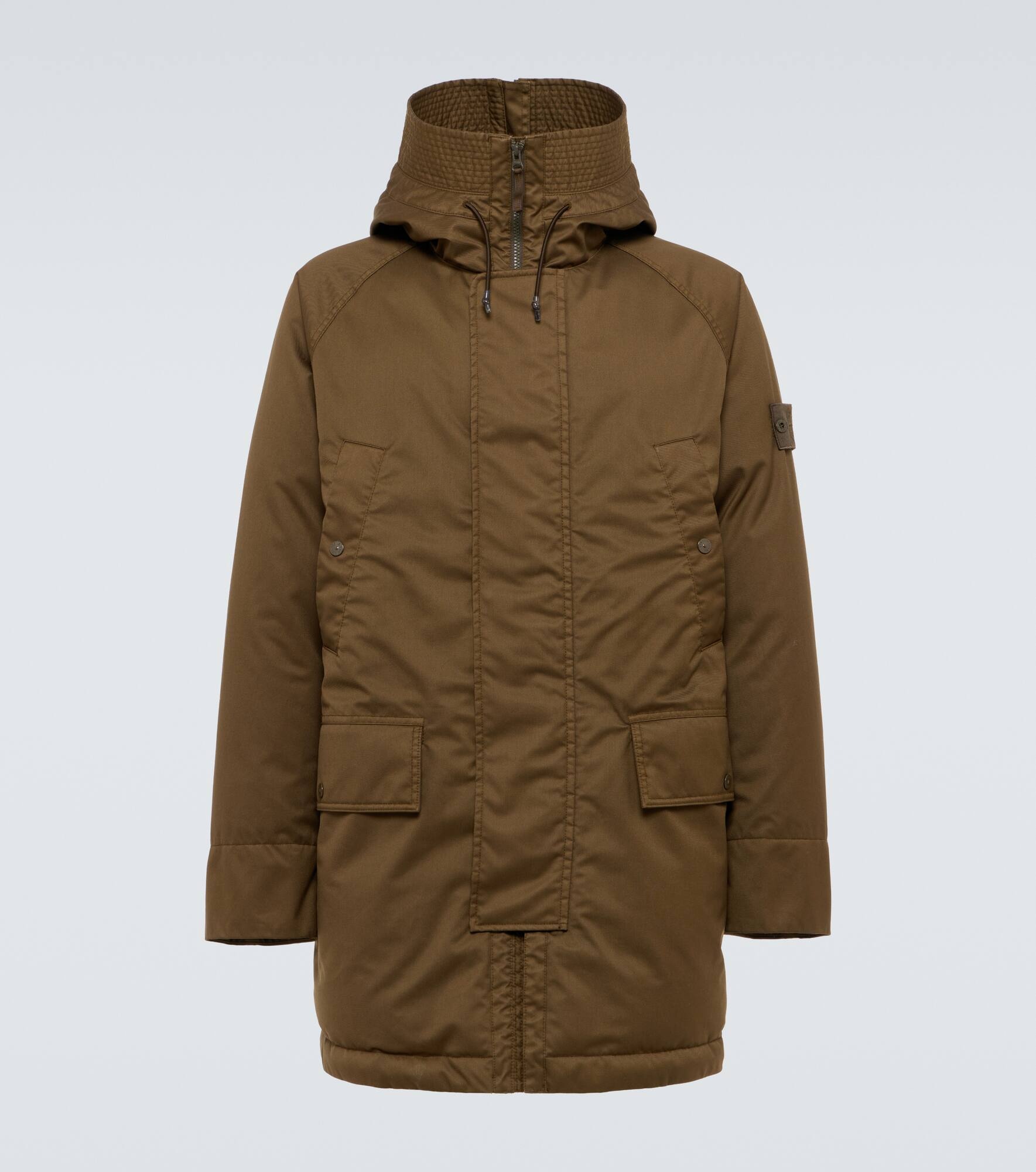 Ghost Compass virgin wool twill down jacket - 1