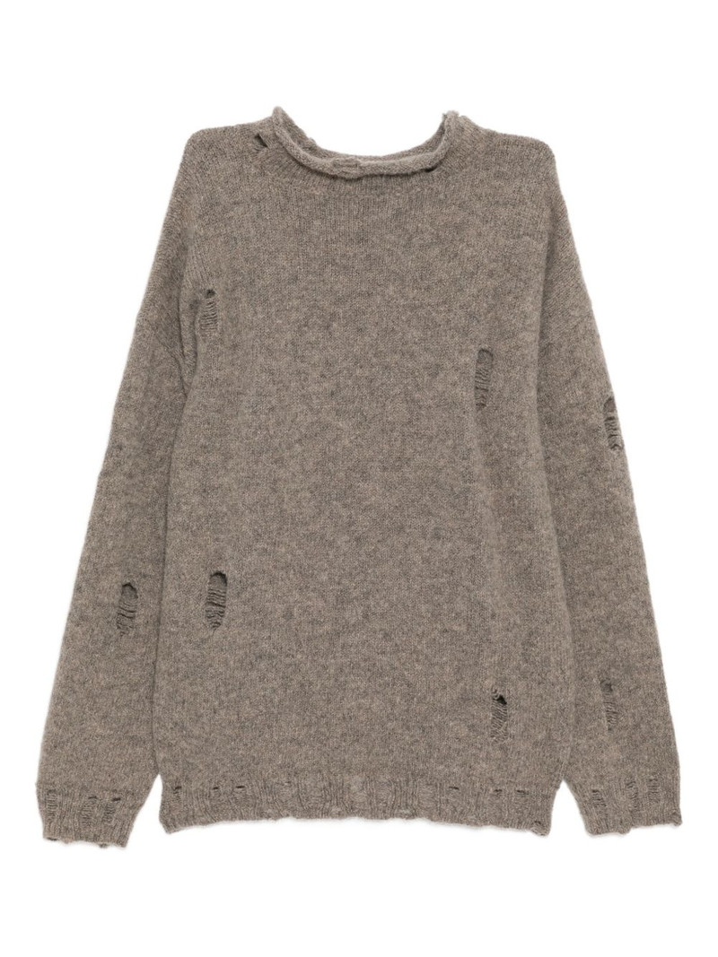 LAUREN MANOOGIAN distressed jumper outlook