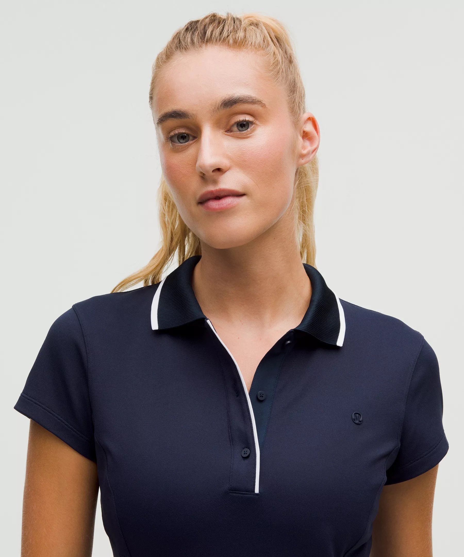 Short-Sleeve Polo Dress - 3