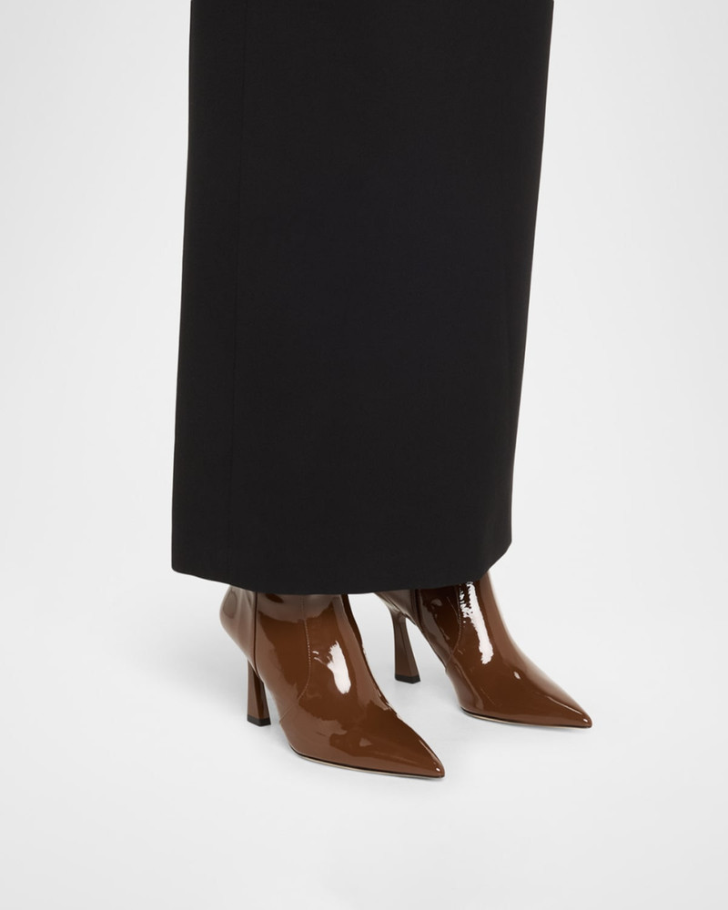 85mm Vinnie Patent Leather Knee-High Boots 3