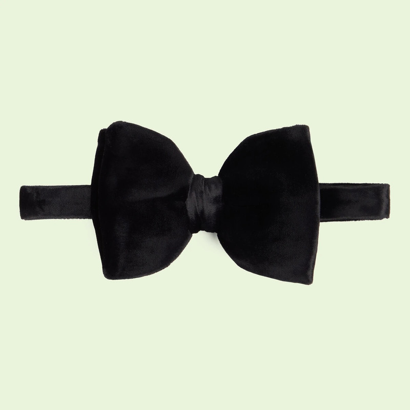 Viscose and silk blend bow tie 1