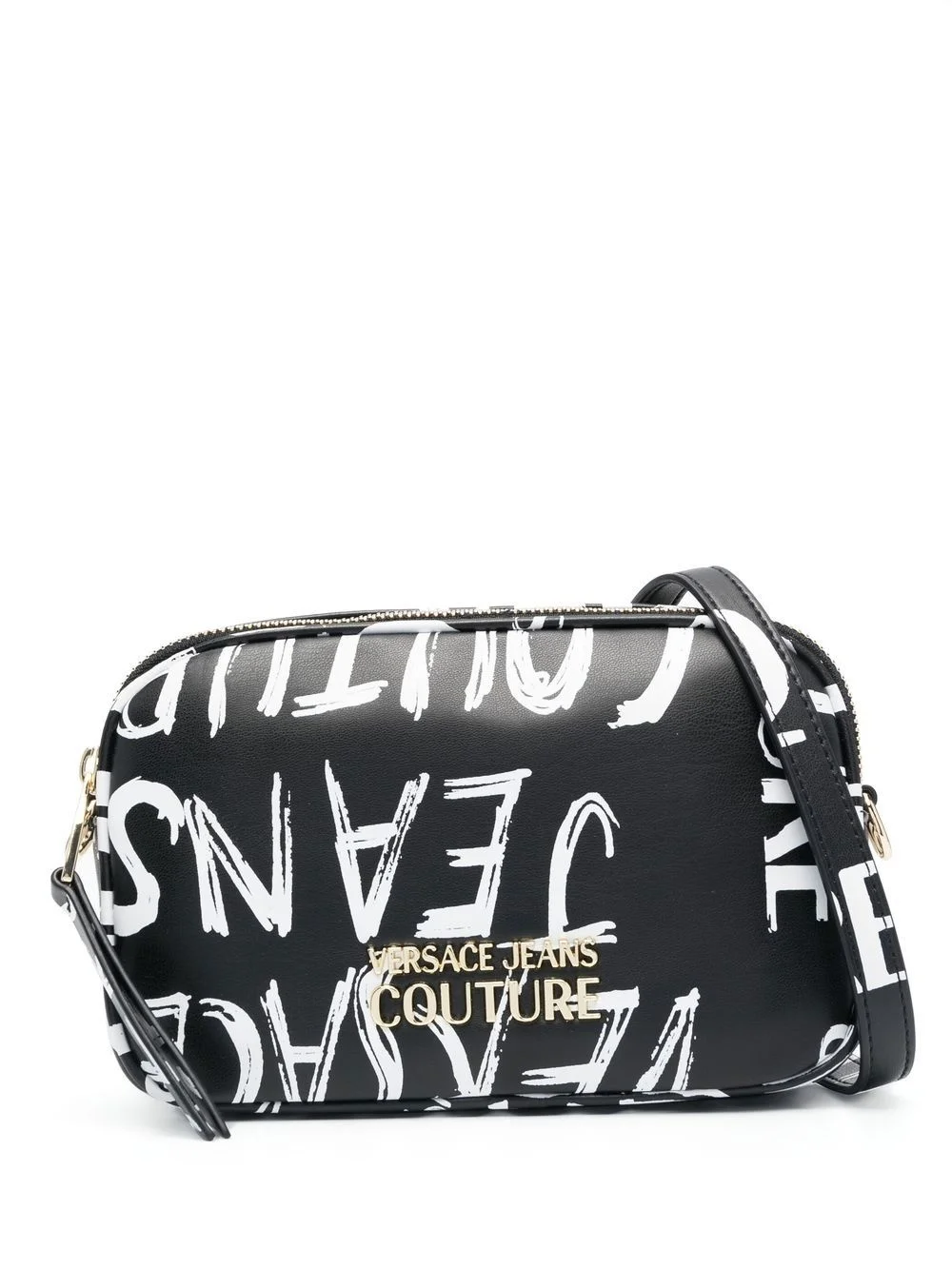 logo print crossbody bag - 1