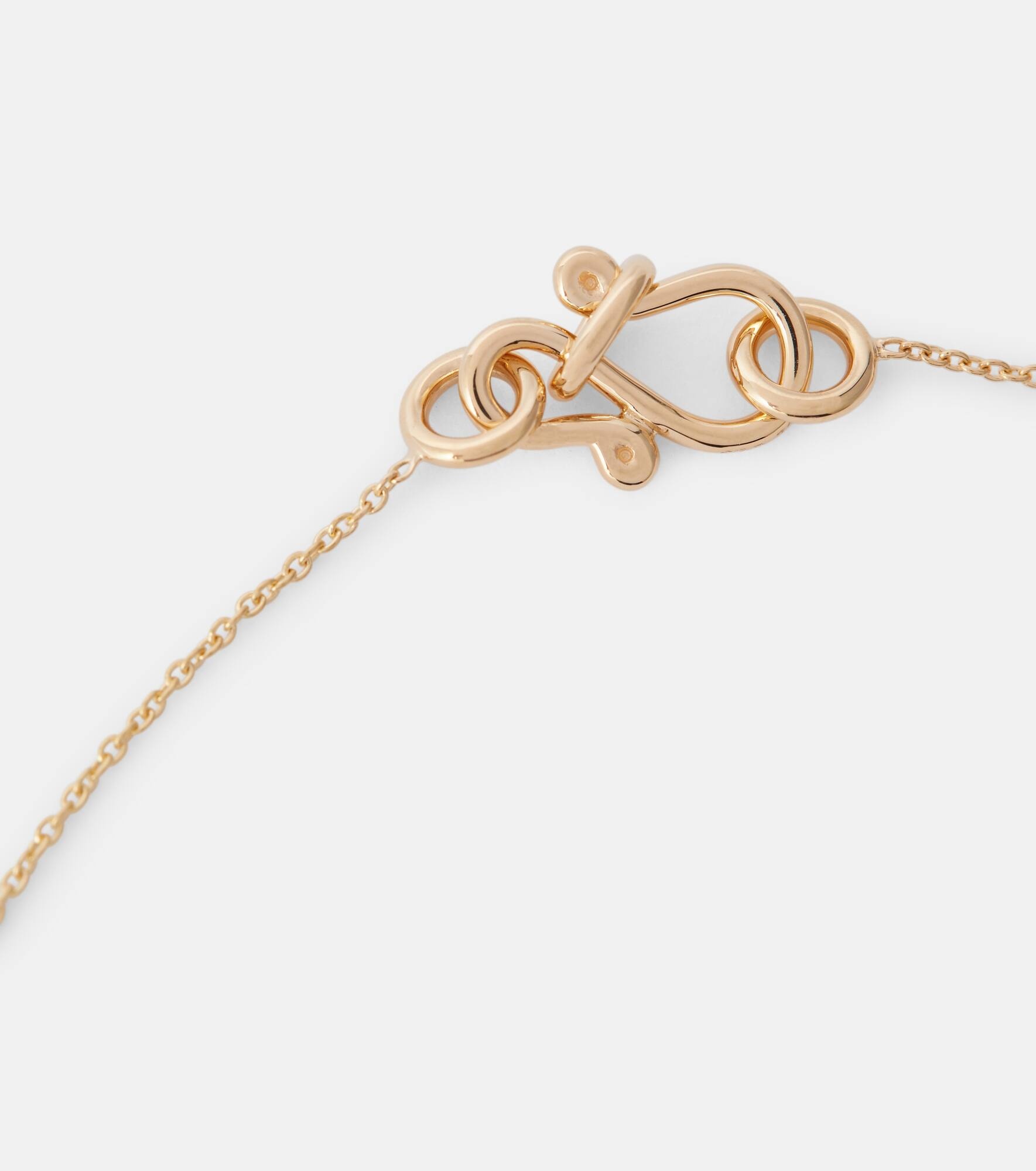 Conque D'or Diamant 18kt yellow gold necklace with diamond - 4