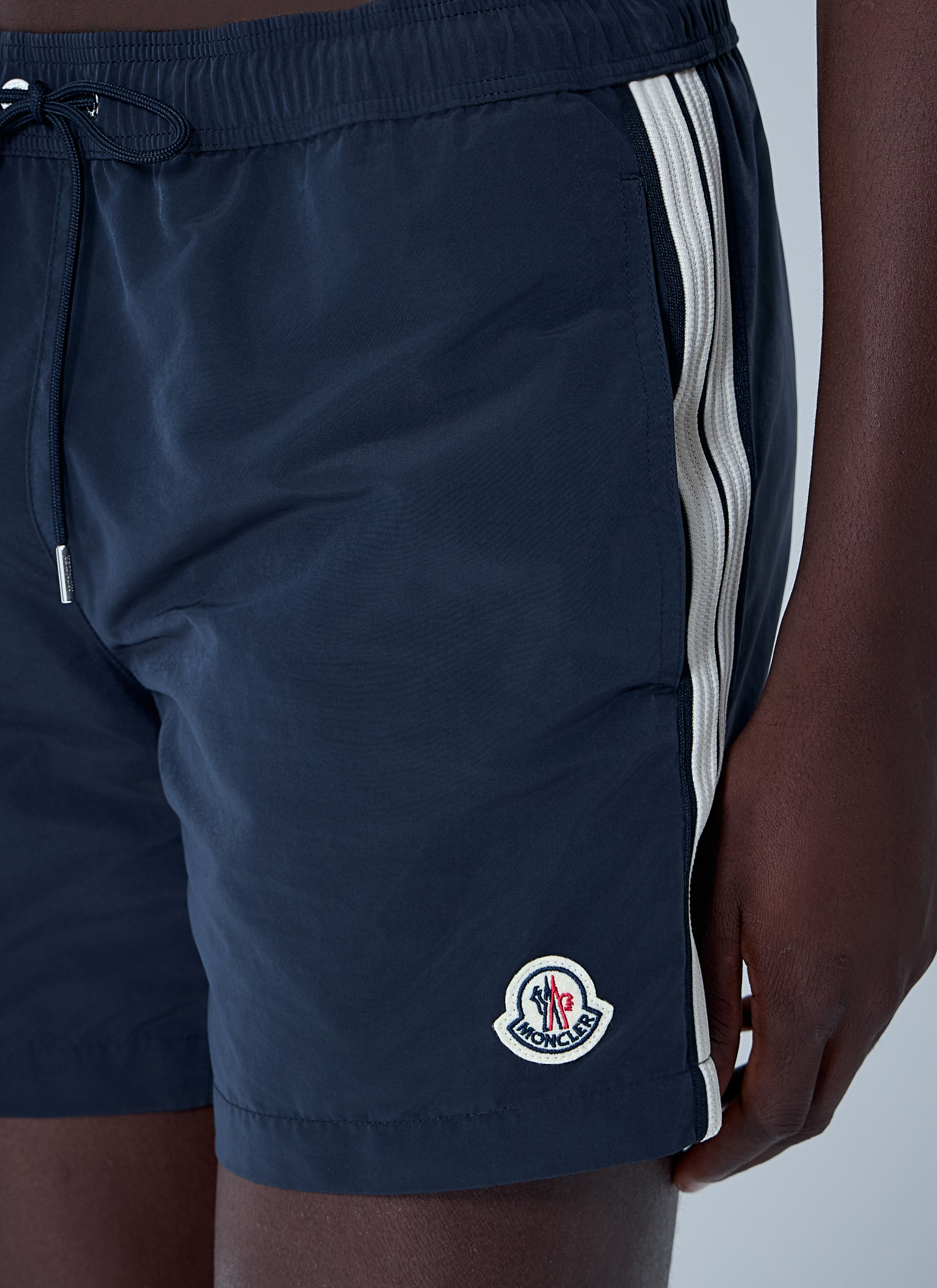 Logo Patch Swim Shorts - 5