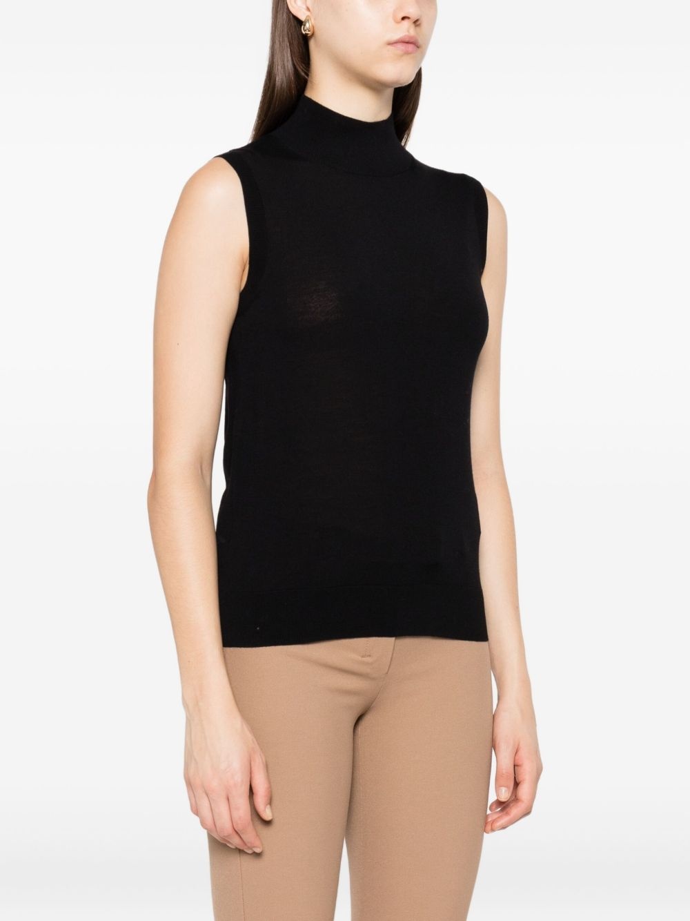 high-neck sleeveless top - 3