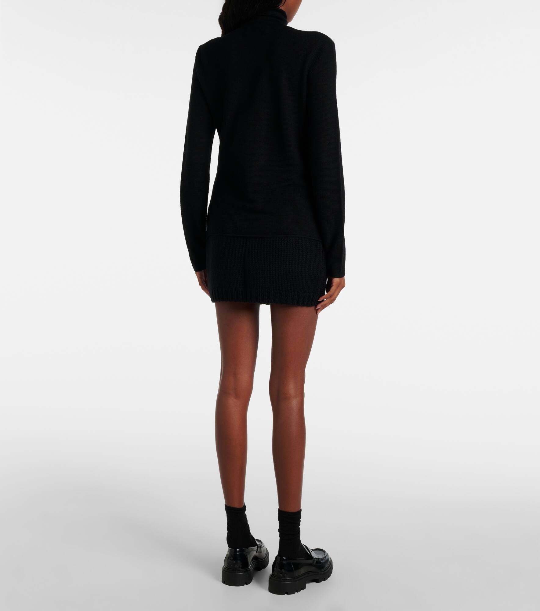 Lory ribbed-knit cashmere turtleneck sweater - 3