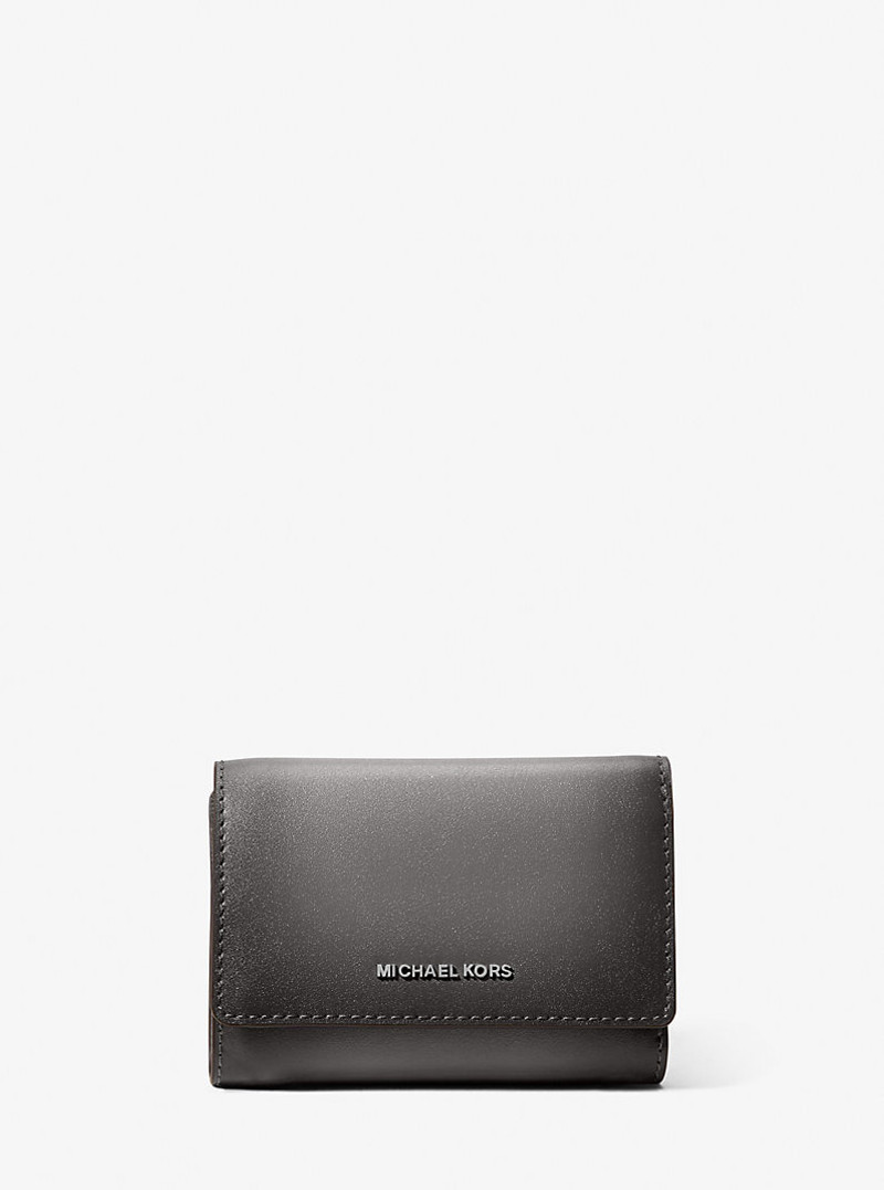Bryant Medium Burnished Leather Tri-Fold Wallet 1