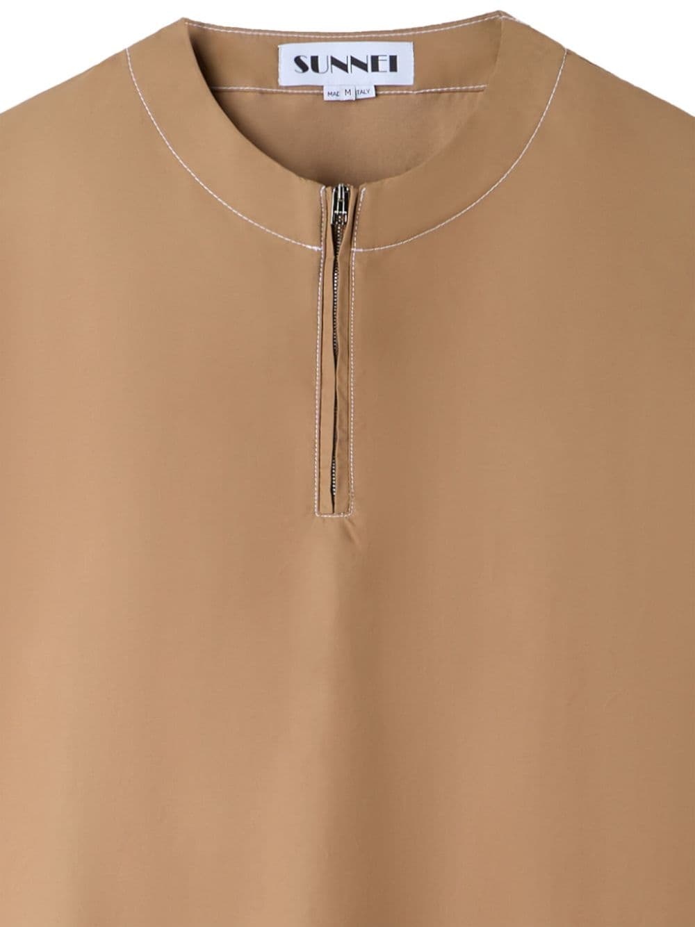 zip-up T-shirt - 3