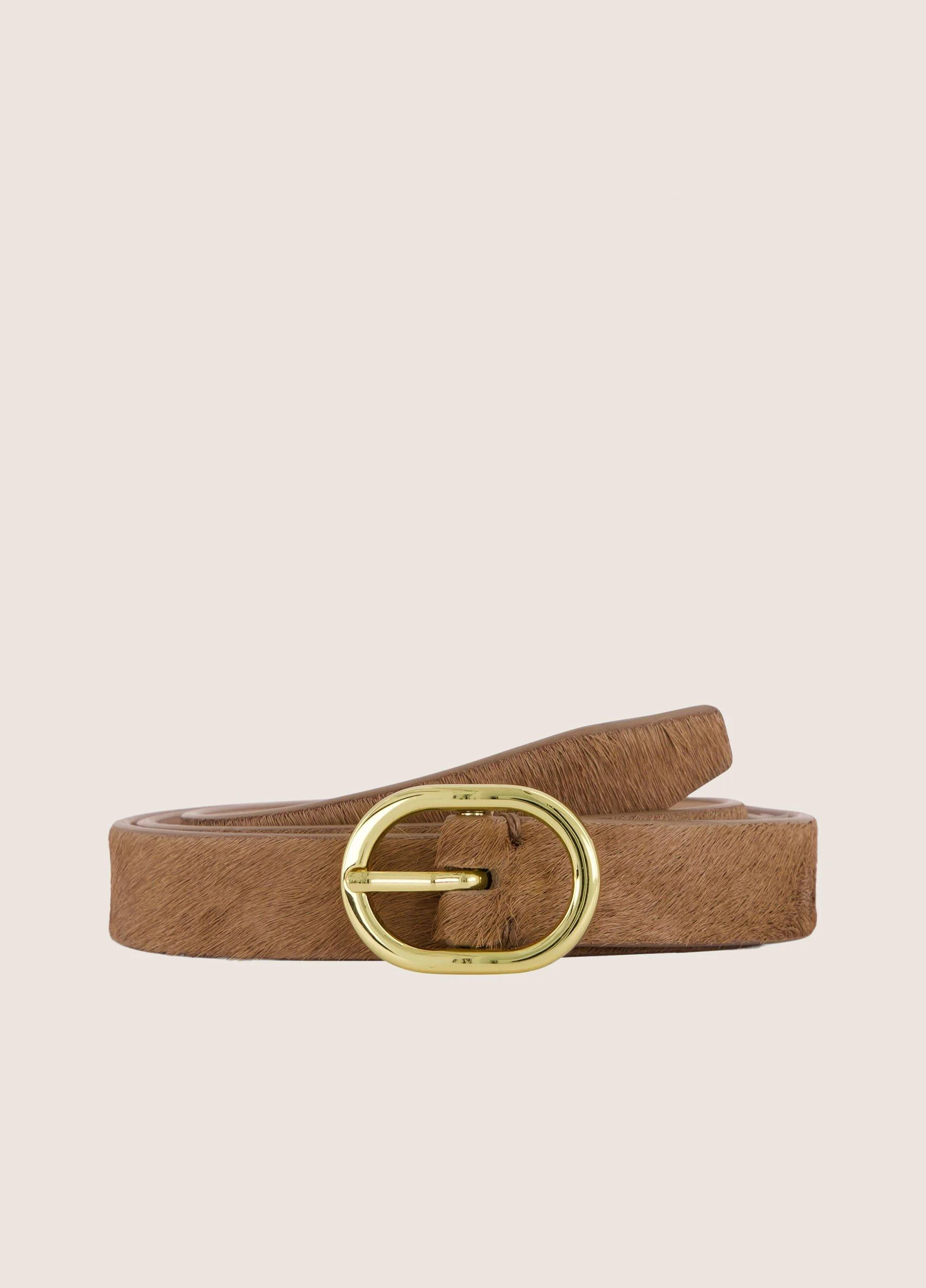Women's Avery 20mm Calf Hair Belt - 1