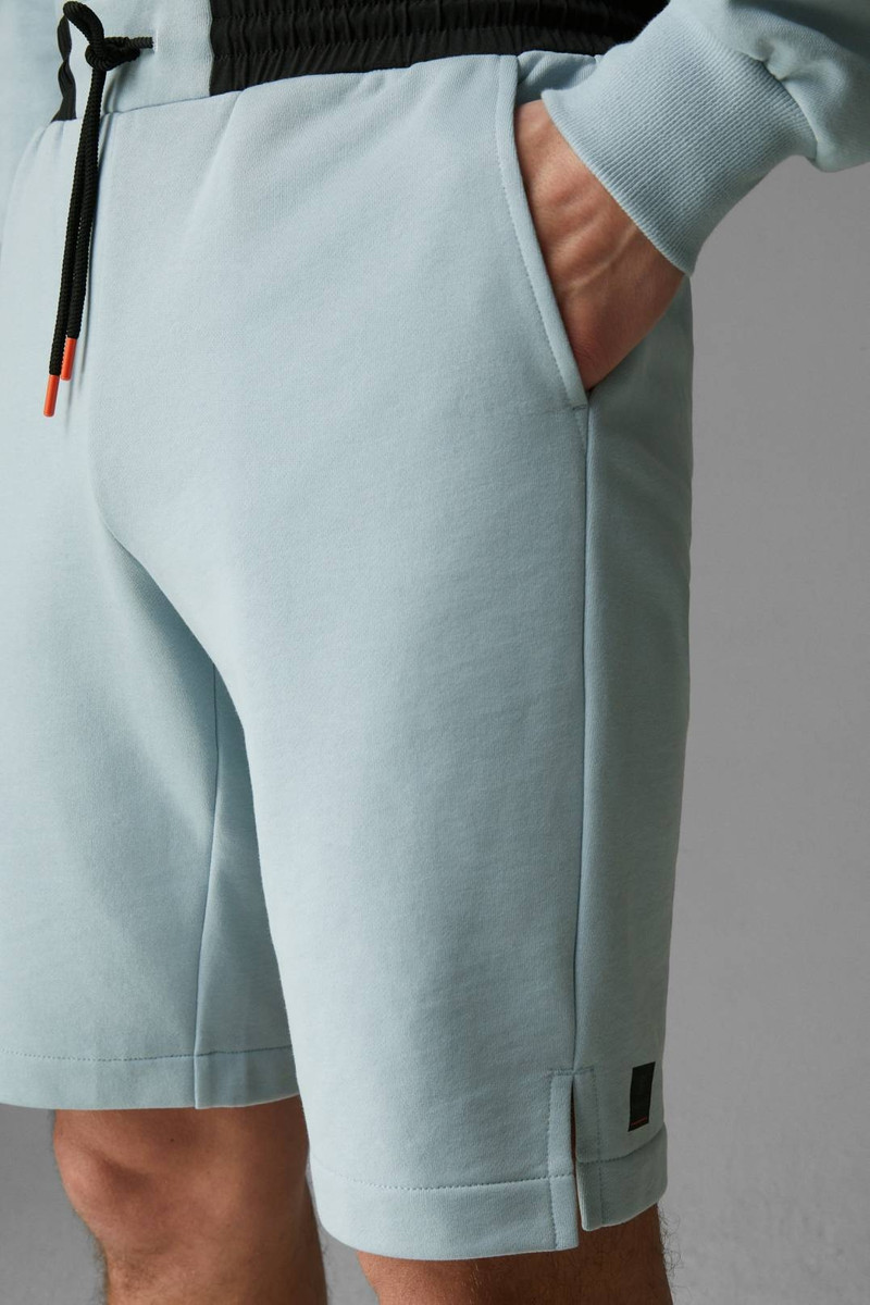 LAURO SWEAT SHORTS IN ICE BLUE 5