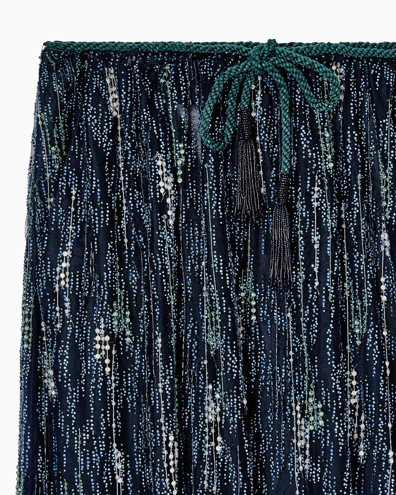 EMBROIDERED TULLE LONG SKIRT 5