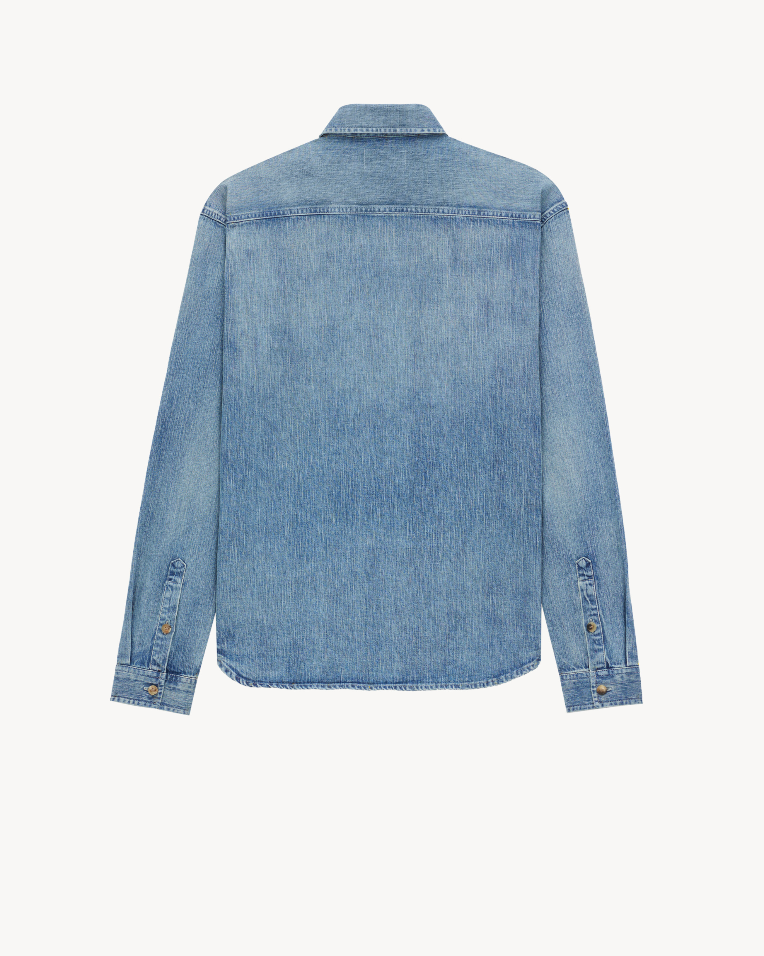 CASSANDRE SHIRT IN DAY BLUE DENIM - 3