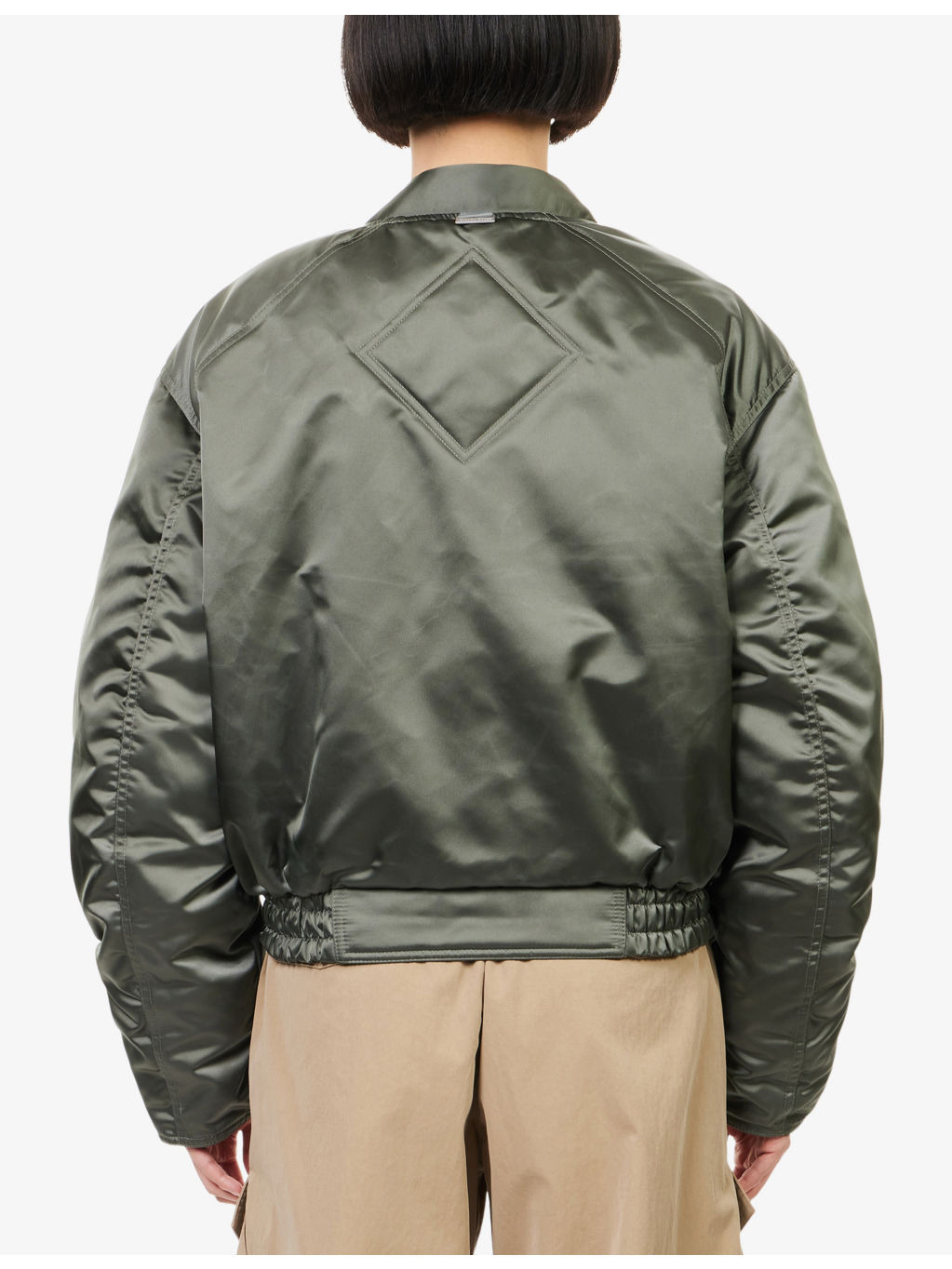 Jade Nylon Bomber Jacket - 4