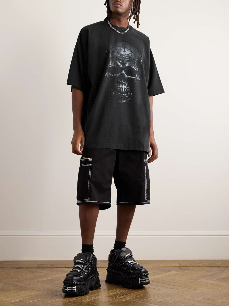 VETEMENTS Oversized Printed Cotton-Jersey T-Shirt outlook