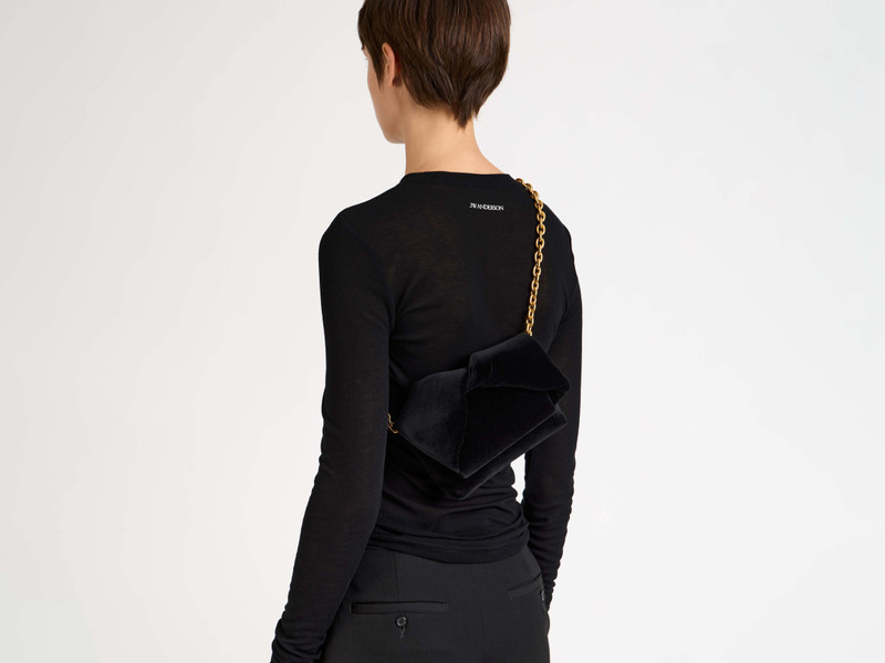 JW Anderson SMALL TWISTER BAG IN BLACK outlook