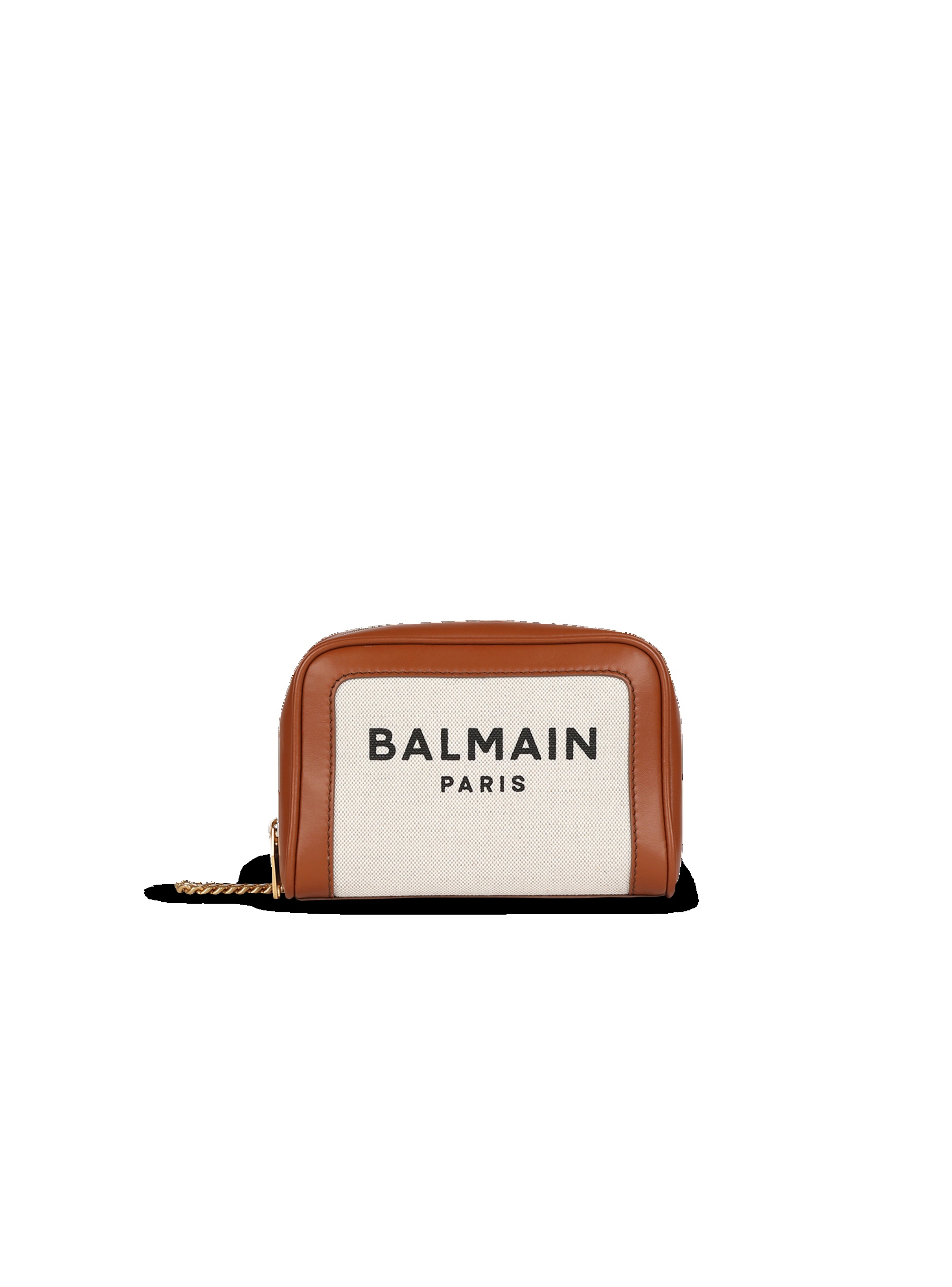 Small-sized  canvas B-Army bag with leather panels - 1