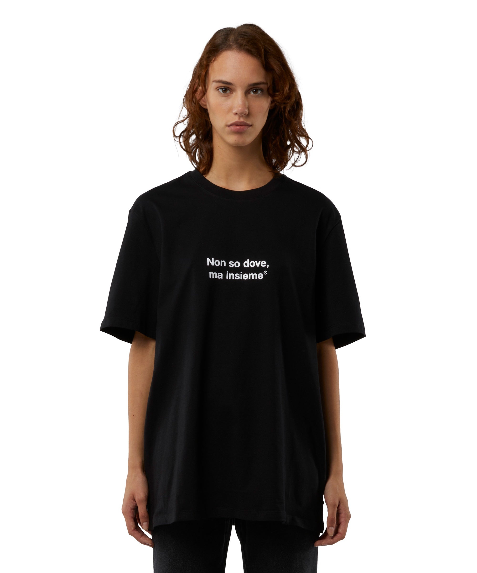 T-shirt quote "Non so dove, ma insieme" - 3