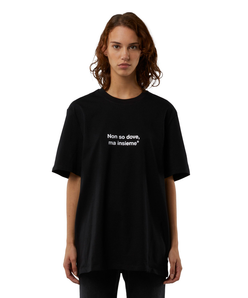 T-shirt quote "Non so dove, ma insieme" 3