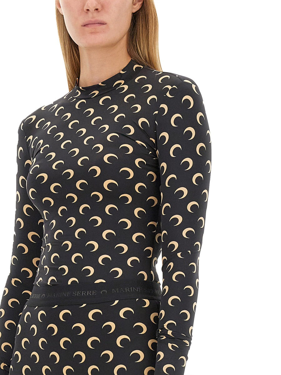 Marine Serre Women T-Shirt "Moon" - 6