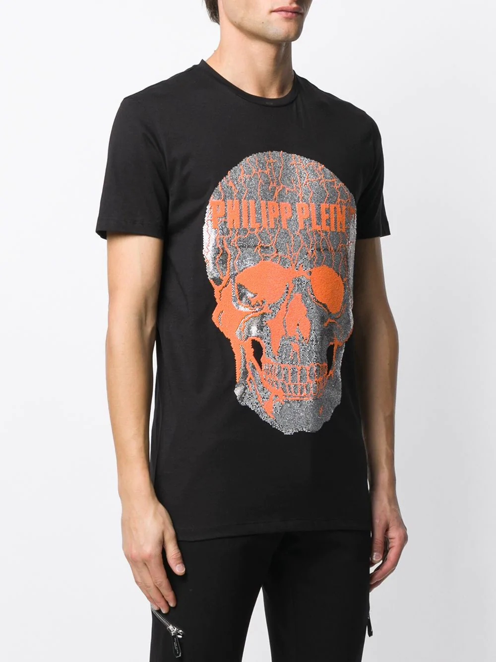 skull print T-shirt - 3