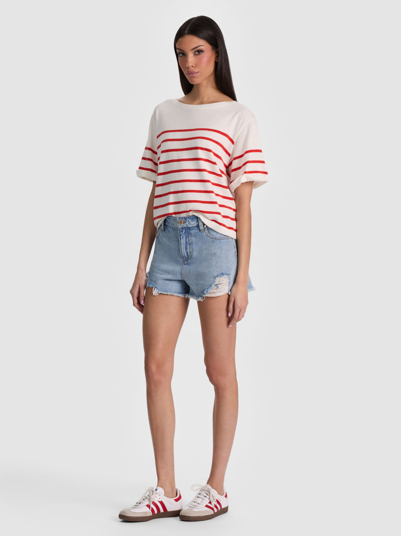 AMELIE STRIPED KNIT TEE 6