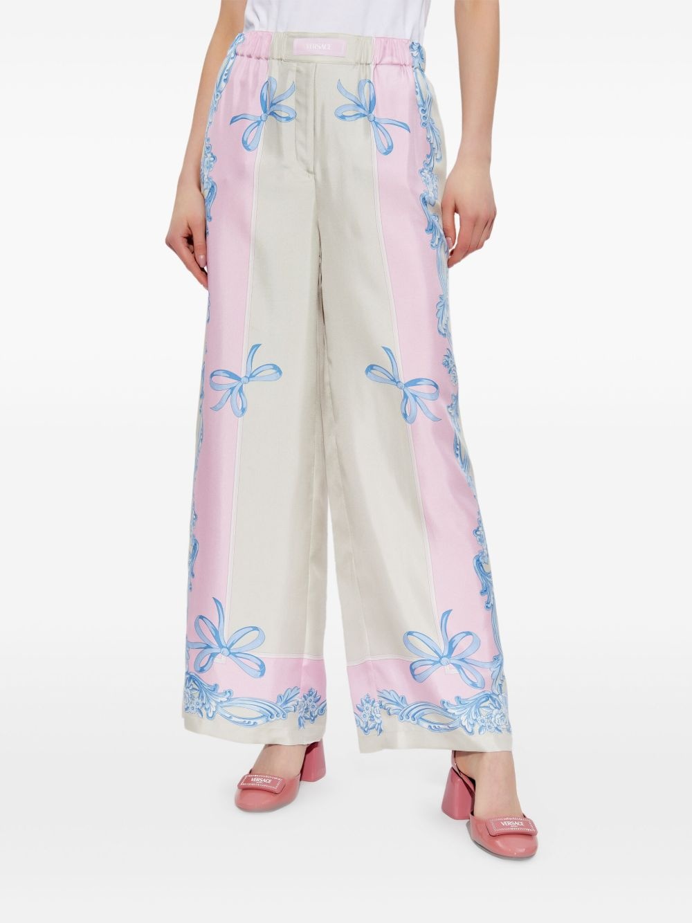 logo-patch trousers - 3